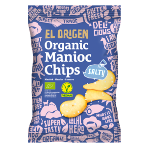 el origen 12er Tray Bio Maniok Chips mit Meersalz