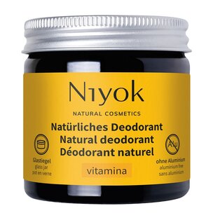 NIYOK - Crème Déodorante Anti-Transpirante 2 en 1 : Vitamina