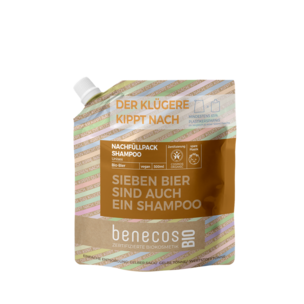 benecosBIO Nachfüllbeutel 500 ml Shampoo Unisex BIO-Bier