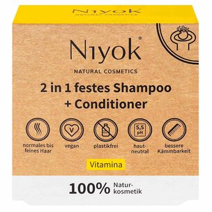 2 en 1 shampooing solide & après-shampooing Vitamina