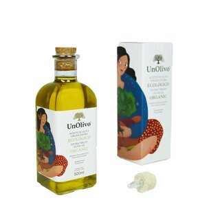 Olivenöl Un Olivo, Geschenkbox mit Ausgießer