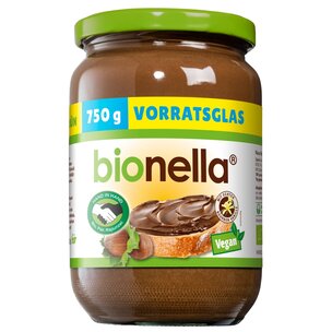 bionella Nussnougat-Creme vegan HIH