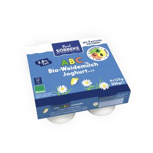 ABC Bio-Weidemilch Joghurt mild Multipack
