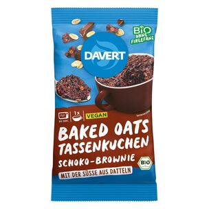 Baked Oats Tassenkuchen Schoko-Brownie 71g