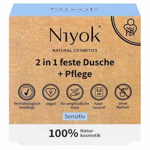 NIYOK - 2 en 1 douche solide & soin Sensitive