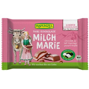 Milch Marie Schokolade mit rote Beeren-Joghurt-F
