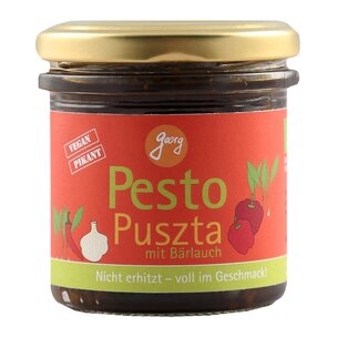 Pesto Puszta mit Bärlauch, Paprika und geräuchertem Knoblauch 
