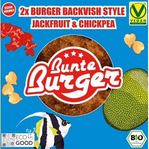Burger Backvish Style Jackfruit & Chickpea 2x90g - Bio-veganer Bratling 