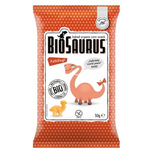 BioSaurus Bio Snack aus Mais Ketchup