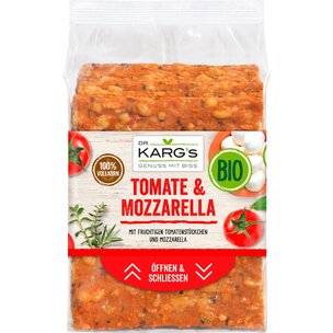 Bio Knäckebrot Tomate & Mozzarella
