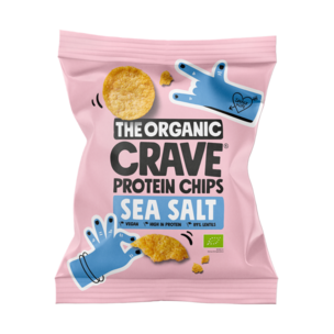 The Organic Crave Protein Chips Sea Salt 30g