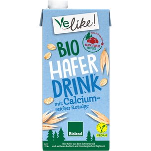 Velike! Bio H-Haferdrink Calcium, vegan, Packung
