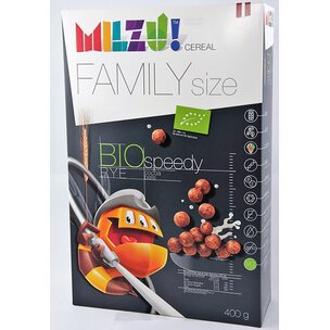 MILZU! BIO Roggenflakes Kakaobällchen