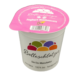 Joghurt Himbeere Bio-Eis 140 ml Becher