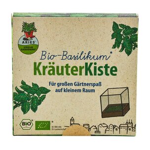 Bio-Basilikum Kräuterkiste