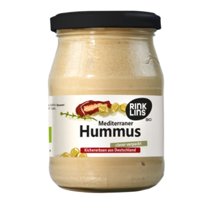 Hummus mediterran im Pfandglas