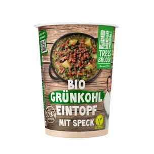 Bio Grünkohl-Eintopf mit Speck