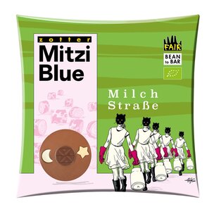 Milchstraße • Milchschoko 40% + 50% + Kokosmond + Karamellstern  