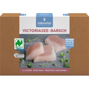 Victoriasee-Barsch Filets, 2-3 Filetportionen, ohne Haut, praktisch grätenfrei