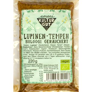 Bio Lupinen-Tempeh Bulgogi geräuchert 220g
