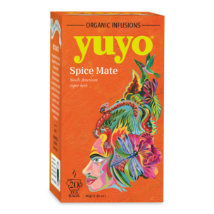 YUYO SPICE MATE - 20 Sachet - 6 Packages in a IP - Mate Leaves forest harvested