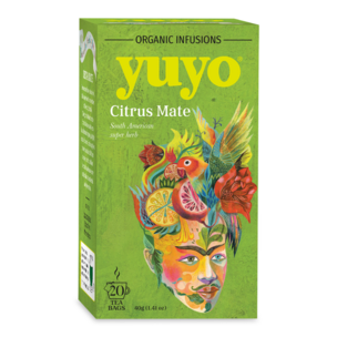 YUYO CITRUS MATE - 20 Beutel - 6 Packungen in einer IP - Mate-Blätter aus dem Wa