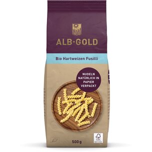 AG Bio Hartweizen Fusilli (Papier) 500g