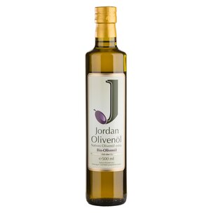 Jordan Bio-Olivenöl - Flasche 0,50 Liter / DE-ÖKO-037
