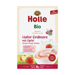 Bio-Milchbrei Hafer Erdbeere mit Apfel