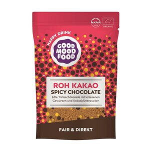Roh Kakao Spicy Chocolate Trinkschokolade mit Gewürzen