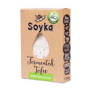 Soyka - Fermentierter Tofu mit Basilikum