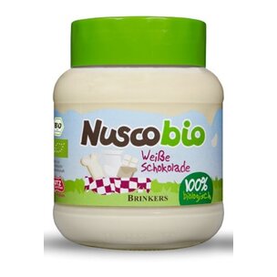 Nuscobio Creme mit weißer Schokolade
