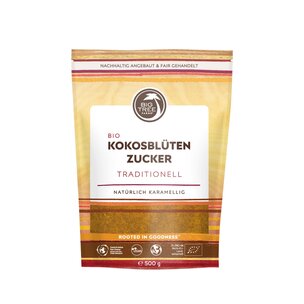 Kokosblütenzucker, Traditionell, nicht raffiniert, 500g