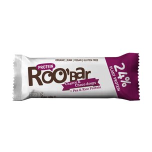 Roobar Protein Cherry and Choco Dops 40g