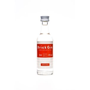 12 Fl. á 50 ml - BRICK Gin - organic - 40% Vol