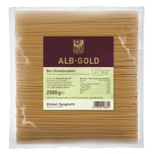 AG Bio Dinkel-Spaghetti ohne Ei 4 x 2,5 kg