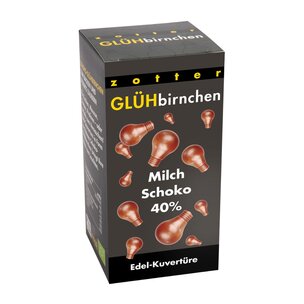 Glühbirnchen - Milchschoko 40%