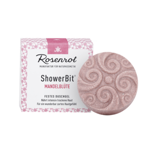 ShowerBit® - festes Duschgel Mandelblüte - 60g - in Schachtel