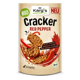 Glutenfreier Bio Cracker red pepper
