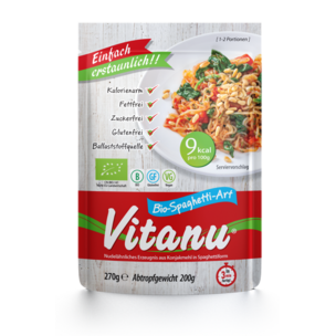 Vitanu Bio-Spaghetti-Art (aus Konjakmehl) 