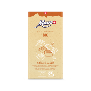 Munz Organic Caramel & Salt 100g