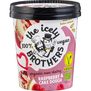 The Icely Brothers - Vegan BIO/Organic Ice Cream: Raspberry Cake Dough 460ml