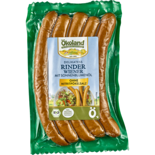 Delikatess Rinder-Wiener mit Sonnenblumenöl
