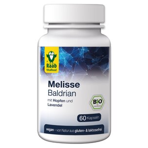 BIO Melisse - Baldrian 60 Kapseln à 480 mg