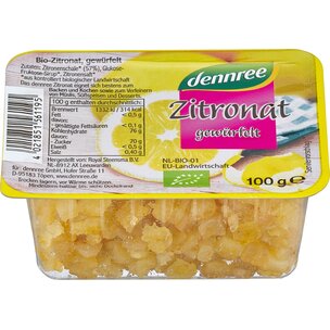Zitronat gewürfelt