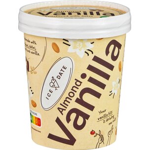 Bio Almond-Vanilla-Eis, vegan, laktosefrei,glutenfrei,mit Datteln gesüßt 450ml