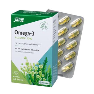 Omega-3 Algenöl 1000 vegan 60 Kps.