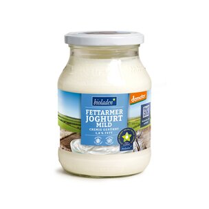 Fettarmer Joghurt mild im Glas, 1,8 % Fett, Demeter