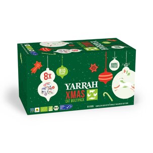 Yarrah Bio-Katzenfutter Weihnachts-Multipack