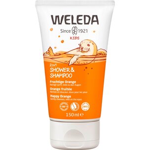 WELEDA Kids 2in1 Shower & Shampoo Fruchtige Orange